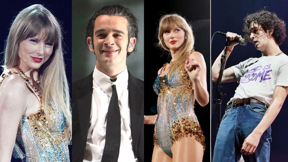 Taylor Swift and Matty Healy relationship begin.