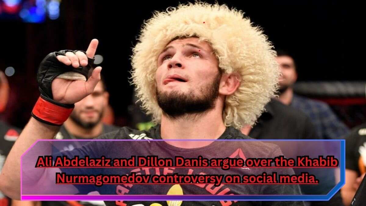 Ali Abdelaziz and Dillon Danis argue over the Khabib Nurmagomedov controversy on social media.