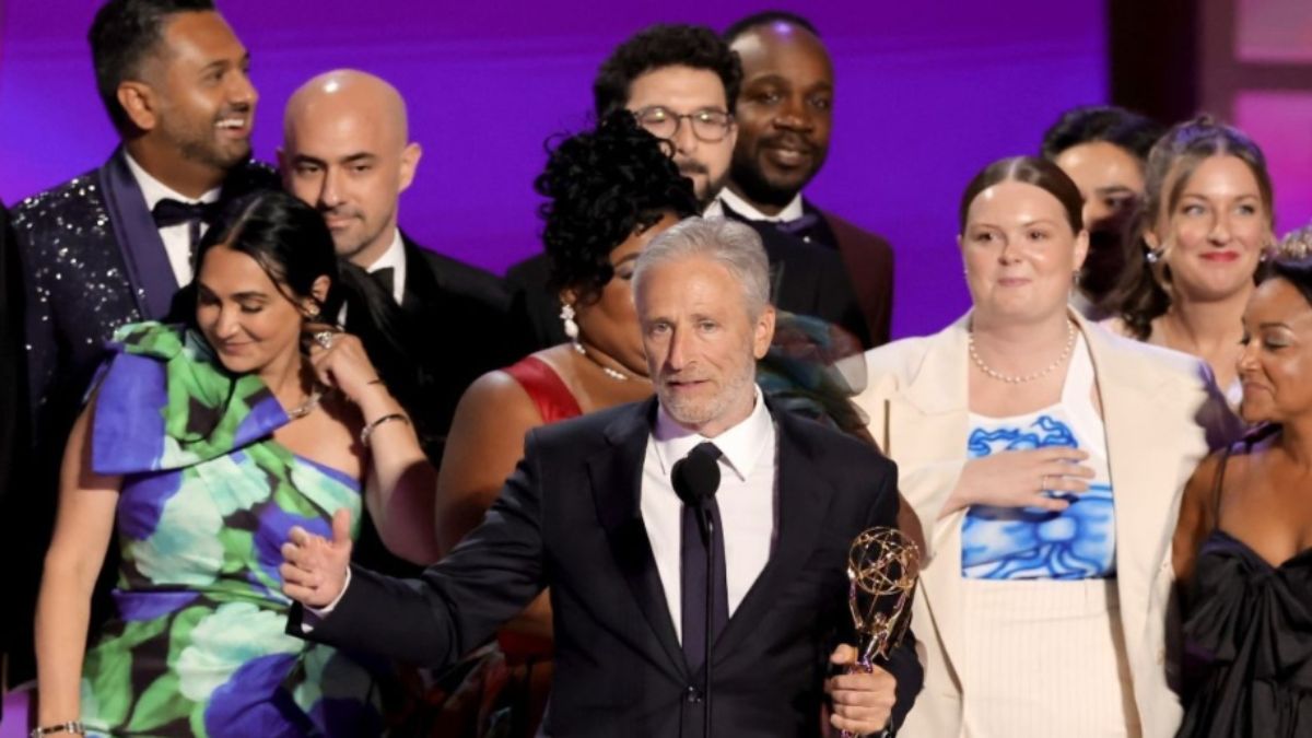 76th Primetime Emmy Awards The Daily Show with Jon Stewart Wins Best Talk Series for the Second Year in a Row