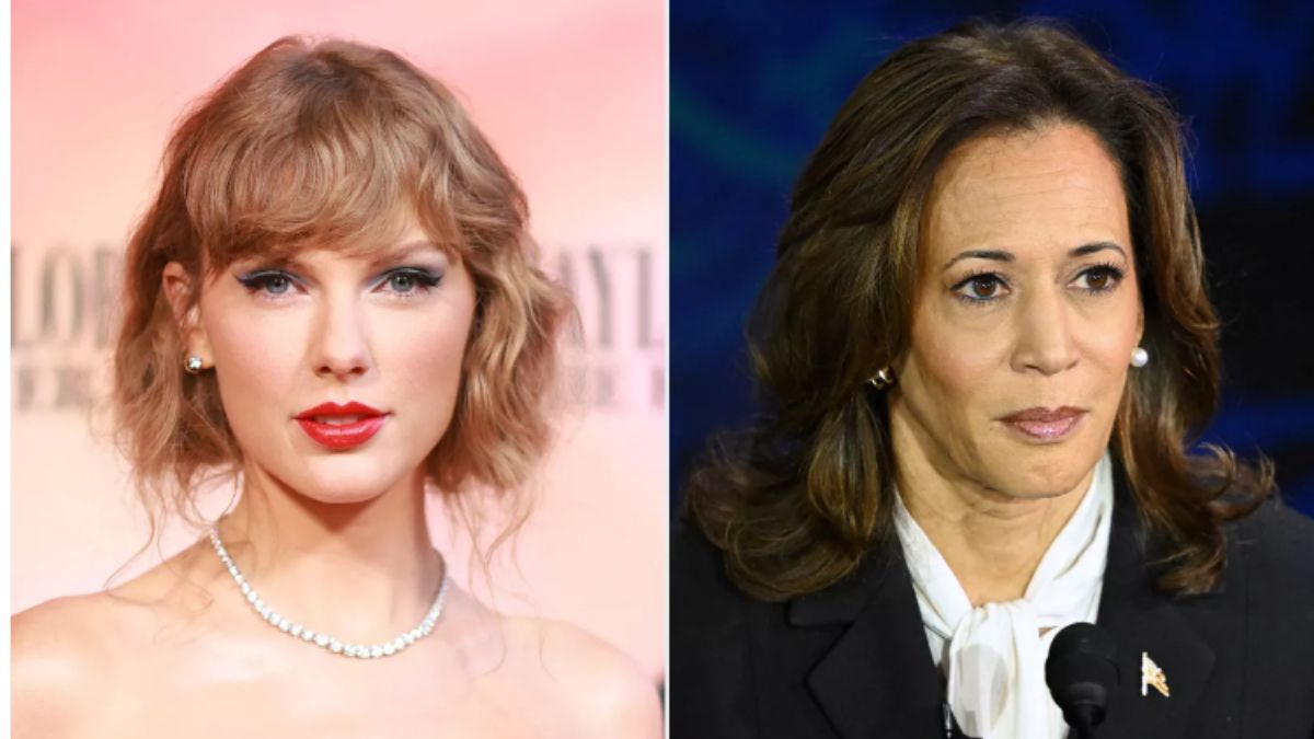 Kamala Harris Billboards Inspired by Taylor Swift Show up in Las Vegas and Times Square Are You Ready for It