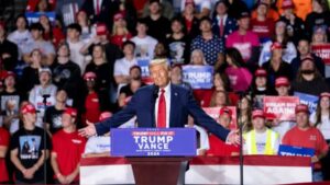 Trump says goodbye to big, beautiful rallies during his final rally before the election.